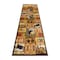 Flash Furniture Brown 2' x 7' Wilderness Theme Indoor Area Rug ACD-RGZ876038-27-BN-GG - alternate 5
